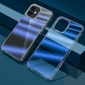 wlons Dazzle Color TPU + PC Transparante beschermhoes voor iPhone 13 mini (blauw licht)