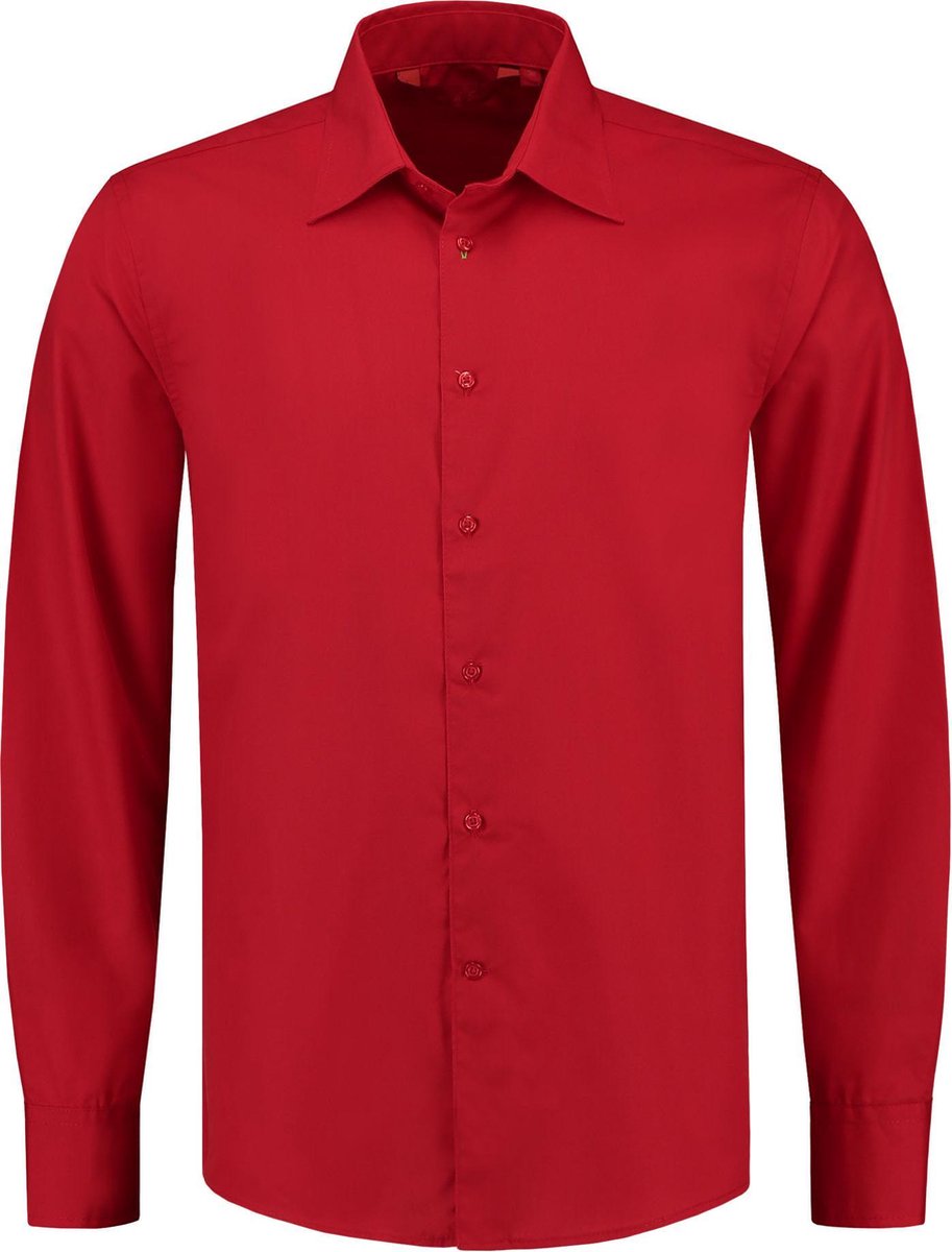 L&S Shirt Poplin Mix LS for him