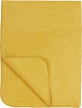 Meyco Baby Uni ledikant deken - honey gold - 100x150cm