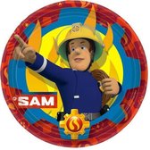Bord Sam de Brandweerman nieuw 23cm 8stuks