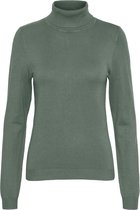 VERO MODA VMGLORY LS ROLLNECK BLOUSE GA COLOR Dames Trui - Maat M