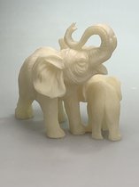 Olifant met Baby olifantje