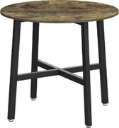 Maison Home  eetkamertafel rond eettafel - bruin