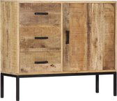 Dressoir 88x30x71 cm massief mangohout