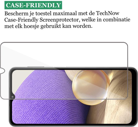 Étui transparent antichocs pour Samsung Galaxy A32 - 1x étui Samsung A32 + 2x verre de protection d'écran + 2x protection d'écran pour appareil photo