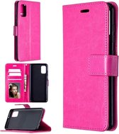 Portemonnee Book Case Hoesje Geschikt voor: Samsung Galaxy A51 / A51 5G roze