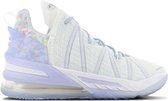 Nike LeBron 18 XVIII - Play for the Future - Heren Basketbalschoenen Sneakers Sport Schoenen Blauw CW3156-400 - Maat EU 45.5 US 11.5