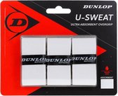 Dunlop U Sweat ultra absorbent overgrip wit 3 pak