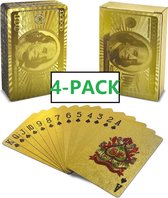 Speelkaarten 4 Decks / Stokken – Spelkaarten – Kaarten - Kaartspellen - Pesten – Klaverjassen – Toepen – Poker – Jokeren – Eenentwintigen – Eenendertigen – Kwartetten - Bridge – Hartenjagen –