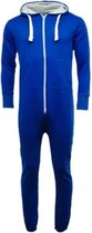 JC Blue - Blauwe Onesie Uniseks - Onesie mannen - Onesie Vrouwen - Maat XXL