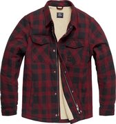 Vintage Industries Craft heavyweight sherpa shirt red