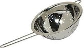 Vergiet met steel - Zilver - Metaal - Ø 17 x 34 cm