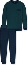 Schiesser  Mannen Pyjamaset - Groen - Maat 2XL