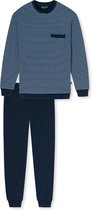 Schiesser  Mannen Pyjamaset - Nachtblauw - Maat 2XL