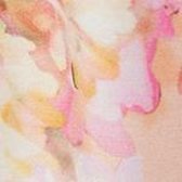 Jerseyjurk met V-hals en bloemenprint all-over