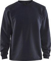 Besco 0370 Unisex Sweater – Ronde Hals – Donkerblauw maat M - Werktrui