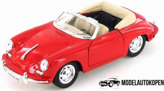 356B (Rood) – Welly 1/24 (22 cm) - Modelauto - - Miniatuurauto -... | bol.com