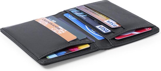 Pasjeshouder - kaarthouder pasjes - PU leer - portemonnee - dames - heren -  RFID... | bol.com