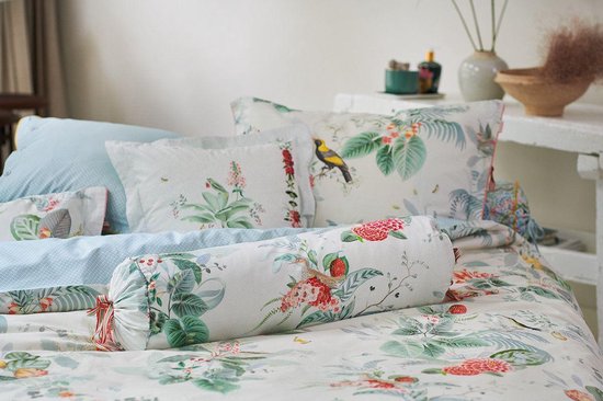 Pip Studio Floris - Housse de couette - double - 200x200 / 220 cm - Wit