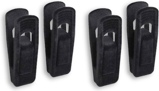 Dekbedclips - 4 stuks - Voorkomt het verschuiven van je dekbed - Dekbed klemmen - Transparant - Dekbed clips