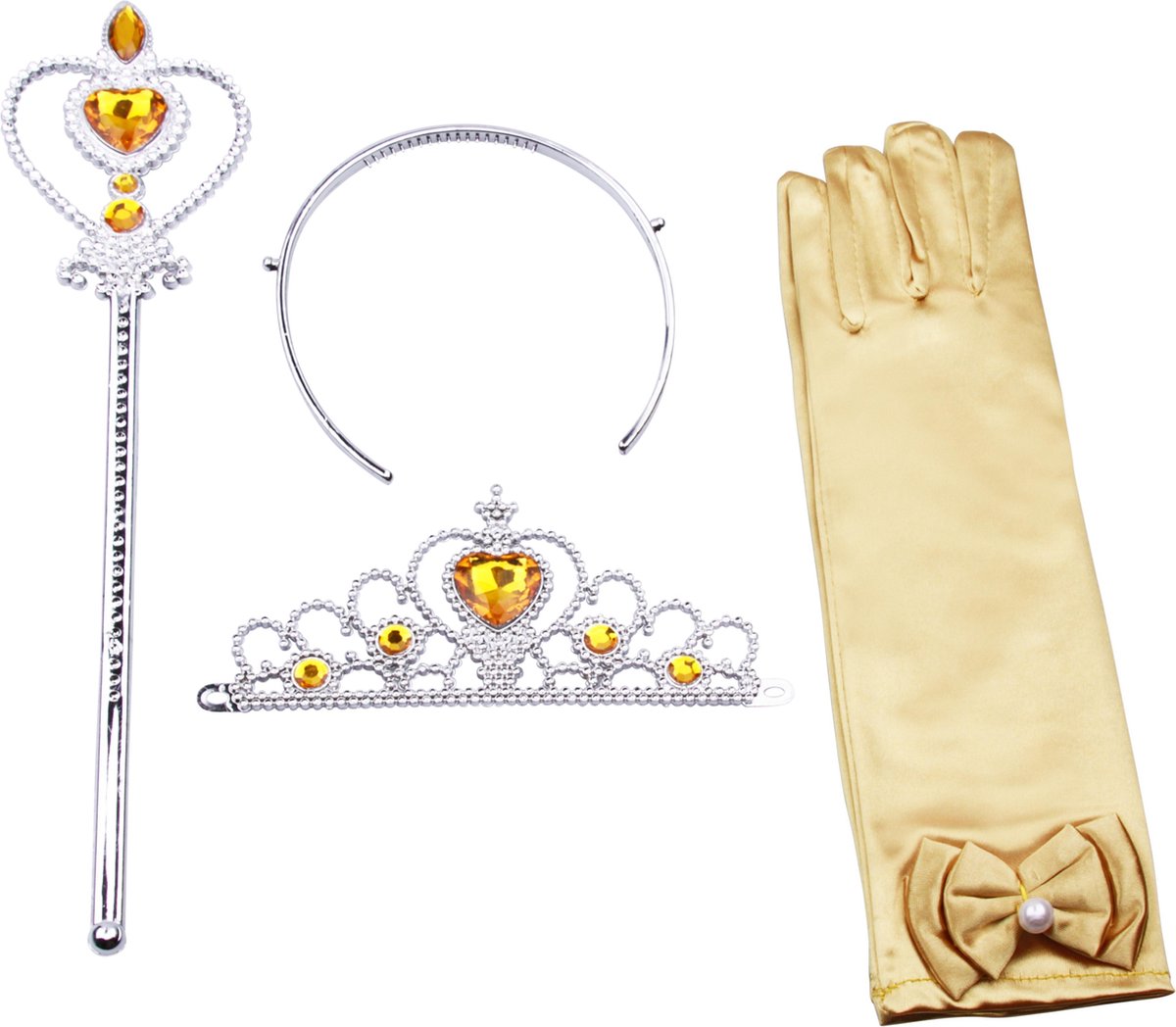 Prinsessen schoenen + Toverstaf meisje + Tiara (Kroon) + Lange handschoenen - Rood - cadeau meisje - prinsessen schoenen plastic - verkleedschoenen prinses - prinsessen schoenen speelgoed - hakschoenen meisje — afbeelding 7