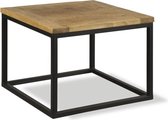 Industriële Salontafel mangohout 60x60x46 cm