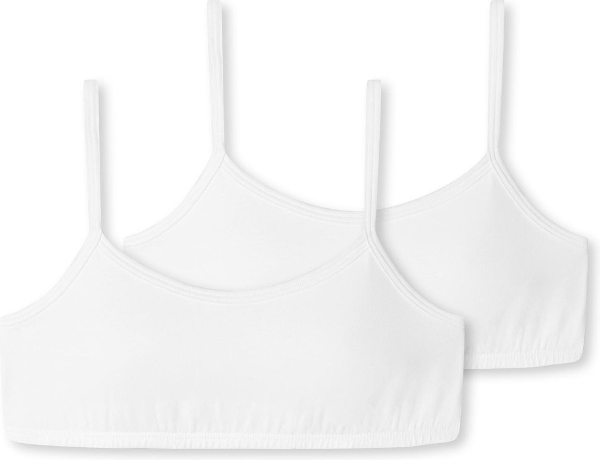Schiesser 2 PACK Bustier 95/5 Multipacks Meisjes Beha - wit