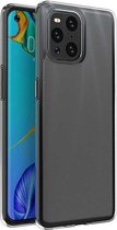 Oppo Find X3 Pro Hoesje - MobyDefend Transparante TPU Gelcase - Volledig Doorzichtig - GSM Hoesje - Telefoonhoesje Geschikt Voor: Oppo Find X3 Pro