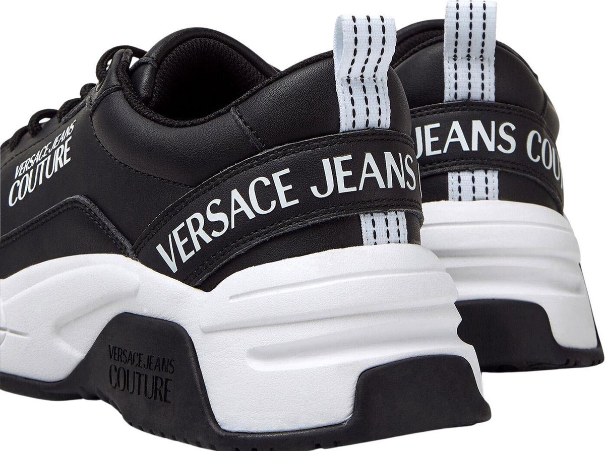 Iedereen Lucky Stationair Versace Jeans Couture Heren Stargaze Sneakers Zwart maat 40 | bol.com