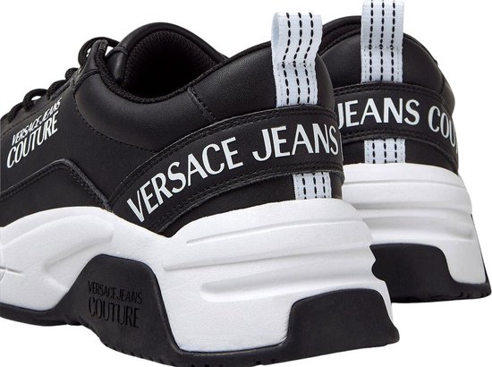 Interactie Citroen fluweel Versace Jeans Couture Heren Stargaze Sneakers Zwart maat 40 | bol.com