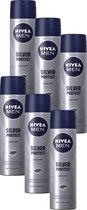 Bol.com NIVEA MEN Silver Protect Dynamic Power - 6 x 150 ml - Voordeelverpakking - Deodorant Spray aanbieding
