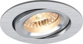 LED Spot Set - Pragmi Aerony Pro - GU10 Fitting - Inbouw Rond - Mat Zilver - Kantelbaar - Ø82mm - Philips - CorePro 827 36D - 4W - Warm Wit 2700K - Dimbaar - BES LED