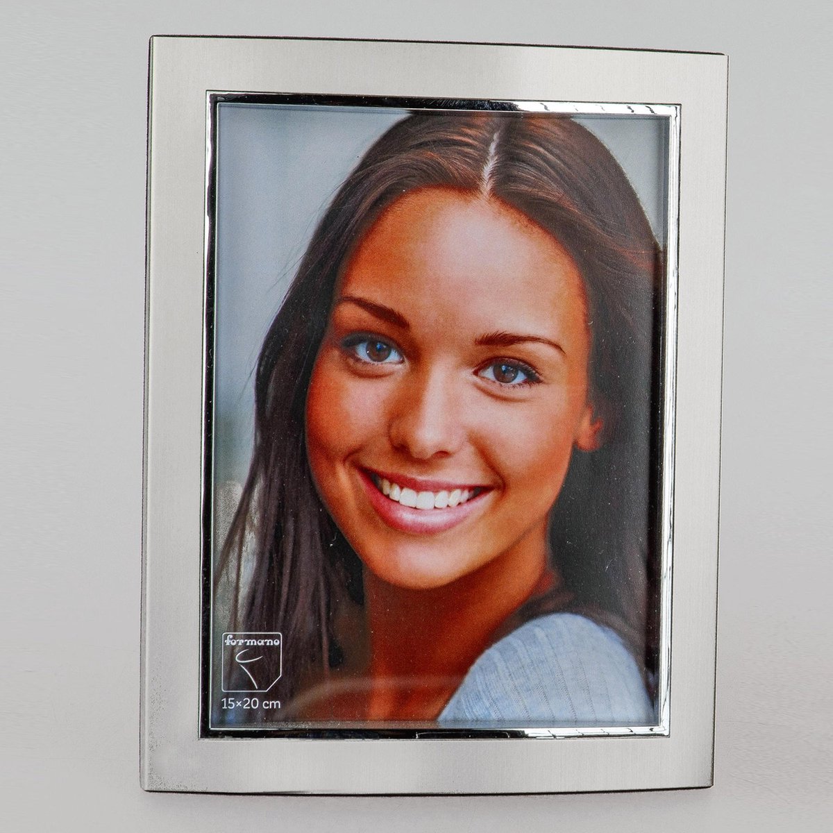 AL - Mat Zilvere fotolijst voor foto formaat 15x20 cm