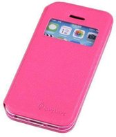 Aavy Window book case hoesje voor Samsung Galaxy S4 i9500 roze