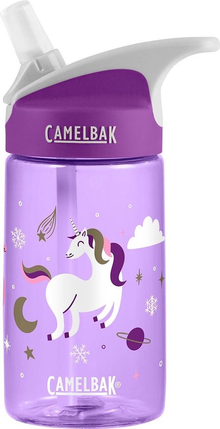 CamelBak Eddy Kids - drinkfles - 400 ml - Paars (Winter Unicorns)