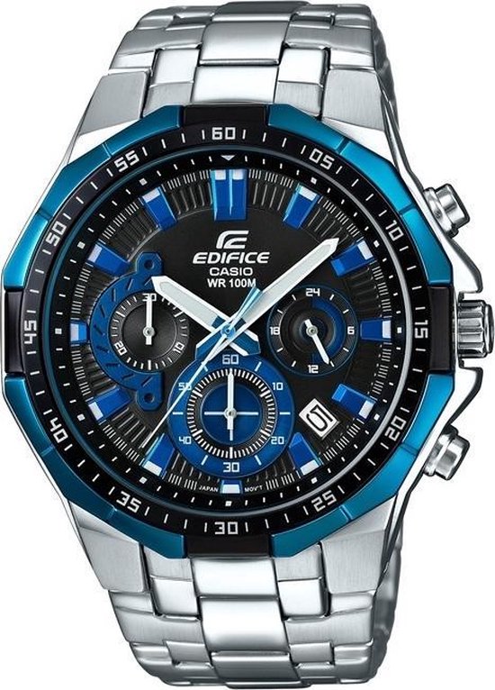 slim compact regenval bol.com | Casio EFR-554D-1A2VUEF horloge heren - zilver - edelstaal