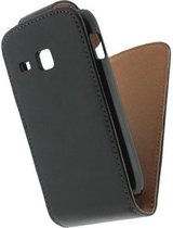 Xccess Leather Flip Case Samsung Galaxy Y Duos S6102 Black
