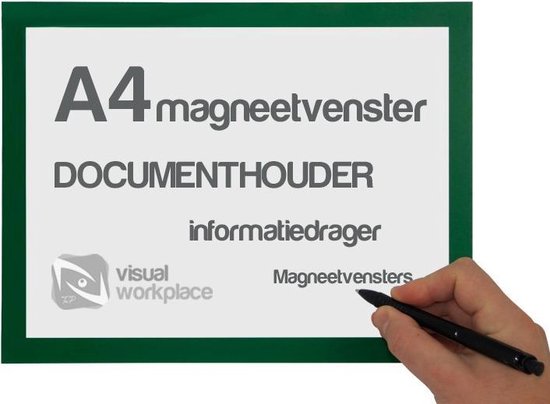 Fenêtres magnétiques A4 (avec découpe) - Gris