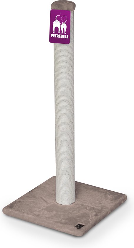 Petrebels Maine 90 krabpaal - Cappuccino - 40 x 40 x 90 cm - extra stabiel