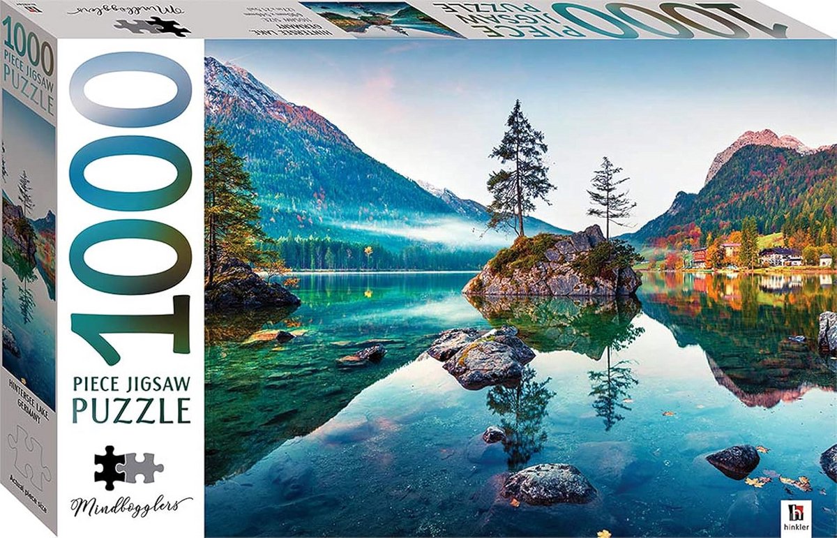 1000 Stukken Puzzel van het Hintersee Meer in Duitsland