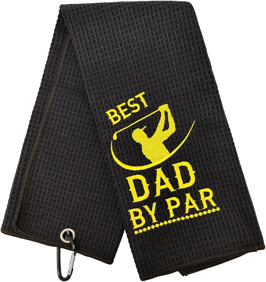 Grappige Golfhanddoek voor Heren - Golfaccessoire met Karabijnhaak