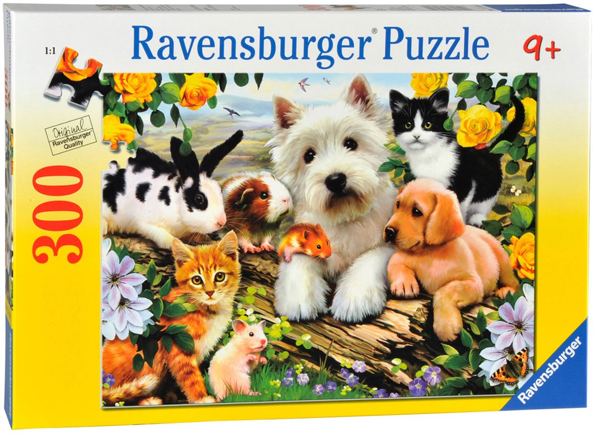 Ravensburger puzzel Dierenvriendjes - Legpuzzel - 300 stukjes — afbeelding 2