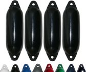 Set van 4 met Majoni Star 15 stootwillen - zwart, 45 x 12 cm