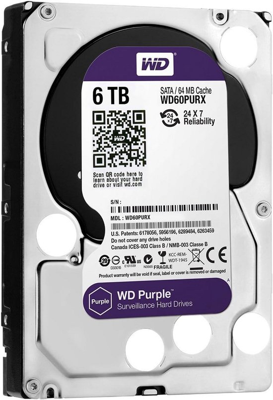 Interne Harde Schijf 6TB - 3.5 inch HDD voor Desktop en Surveillance van Interne Harde Schijf — afbeelding 5