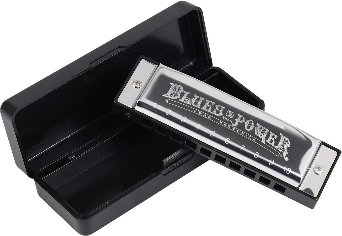 Diatonische Blues Mondharmonica in C Duim, 10 Gaten voor Beginners en Gevorderden