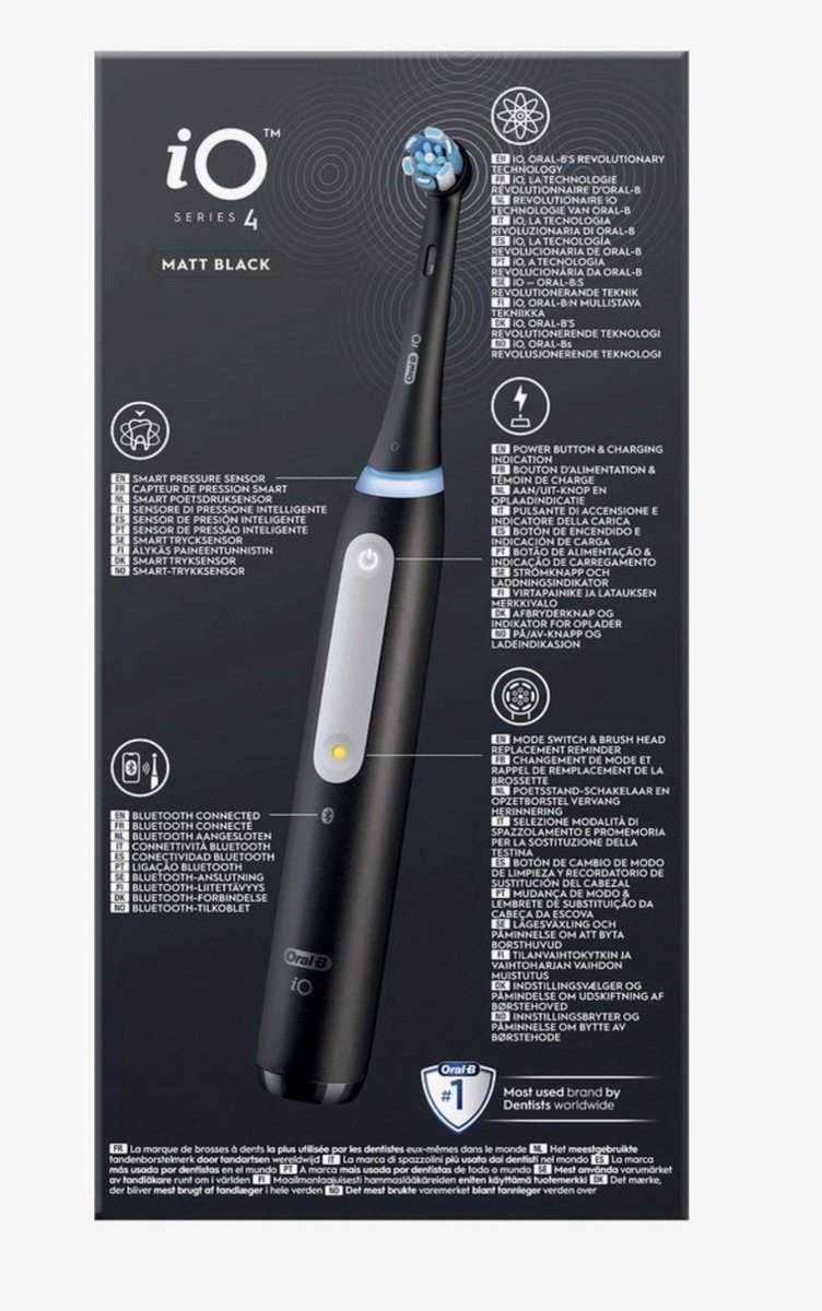 Oral-B iO 4 Elektrische Tandenborstel met Roterende - afbeelding 3
