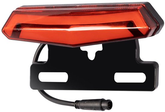 LED Achterlicht voor Fatbike V20 - Remlichtfunctie - Heldere Achterlamp met Montagebeugel van Merkloos — afbeelding 3