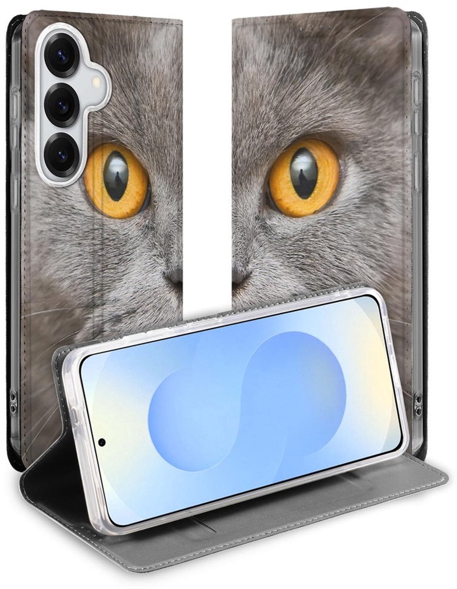 Samsung Galaxy S26 Plus Book Wallet Case Britse Korthaar