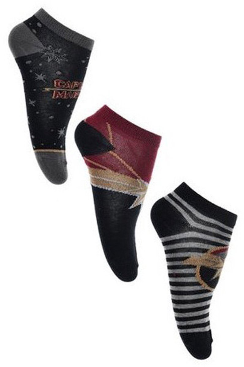 Captain Marvel Captain Marvel, dames sneaker sokken 36/38
