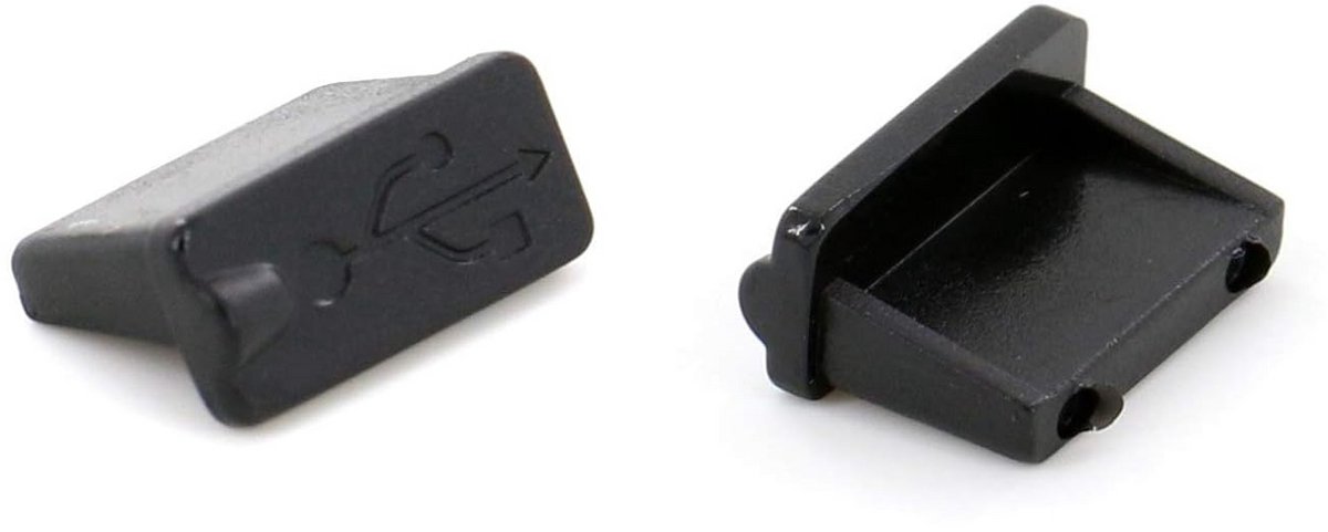 2 Stuks Universele Stofpluggen voor USB A Poorten PC en Laptop